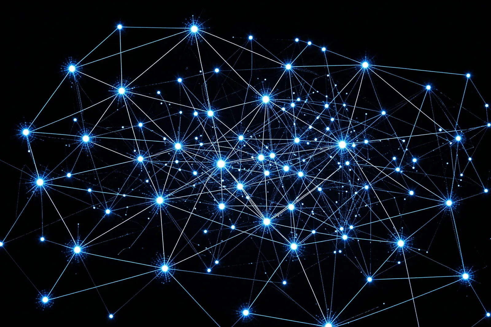 A geometric illustration representing the intersection of AI, content strategy, and competitive analysis.
