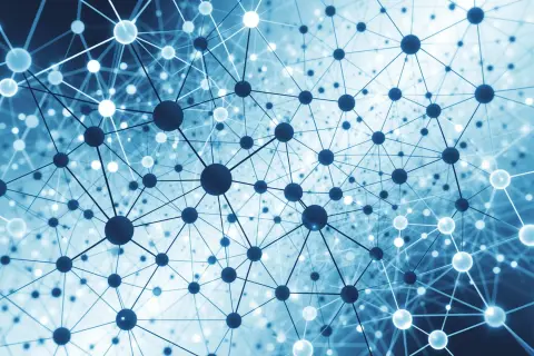Abstract illustration of AI-generated citations and manual verification processes.
